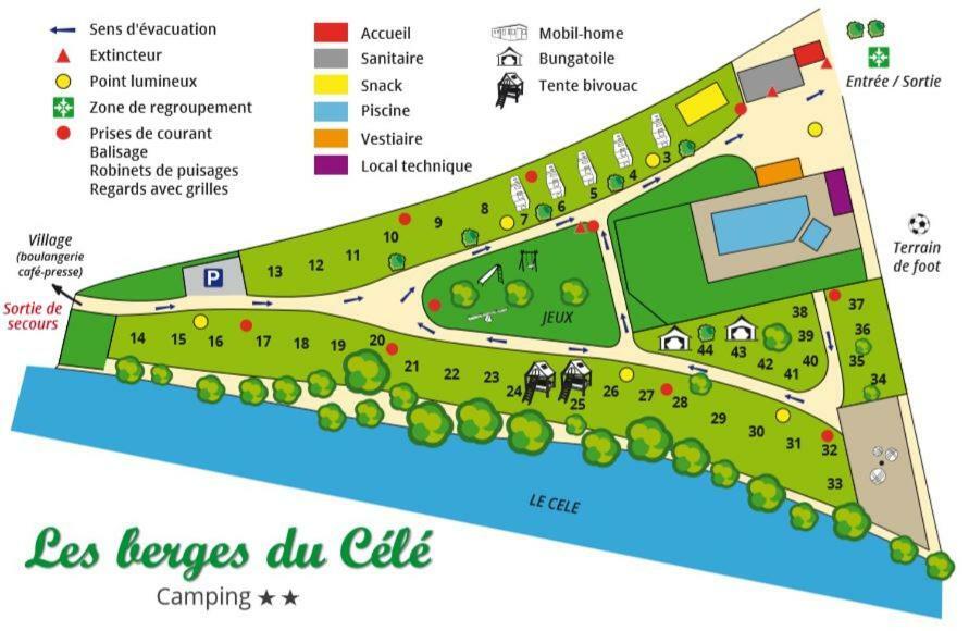 Les Berges Du Cele Hotell Bagnac Eksteriør bilde